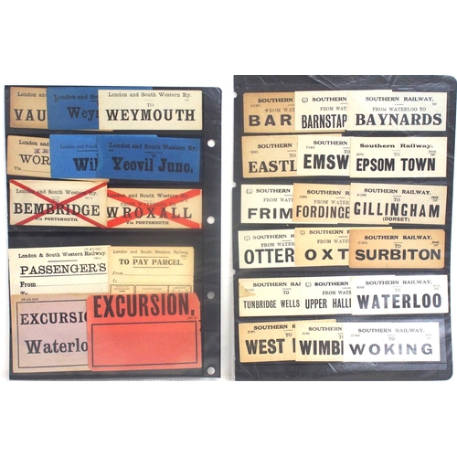 1008 - Quantity of pre grouping luggage labels. (160) (Dispatch by Mailboxes/Collect from Banbury Depot)