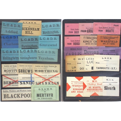 1009 - Selection of pre grouping luggage labels. (175) (Dispatch by Mailboxes/Collect from Banbury Depot)