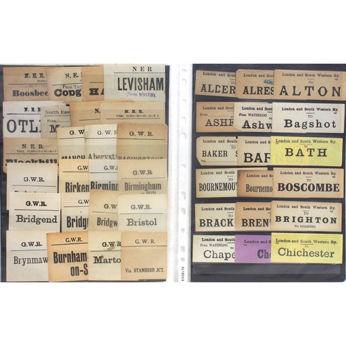 1009 - Selection of pre grouping luggage labels. (175) (Dispatch by Mailboxes/Collect from Banbury Depot)