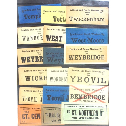 1009 - Selection of pre grouping luggage labels. (175) (Dispatch by Mailboxes/Collect from Banbury Depot)