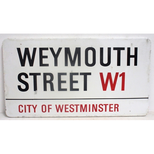 1028 - City of Westminster enamel street sign 