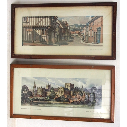 1031 - British Railways framed carriage prints - 