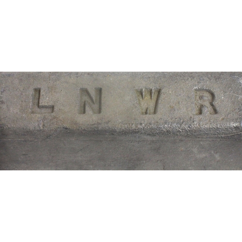 1036 - London North Western Railway white metal ingot, 18½