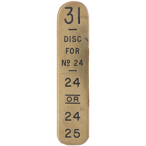 1090 - GWR signal lever plates. wording includes Disc, FPL, Down Main Advanced Starting, Up Main Starting, ... 