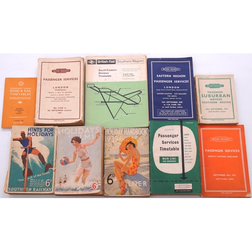 1110 - Publicity, timetables, books, a quantity, also a souvenir tin tray with map of GWR displayed.