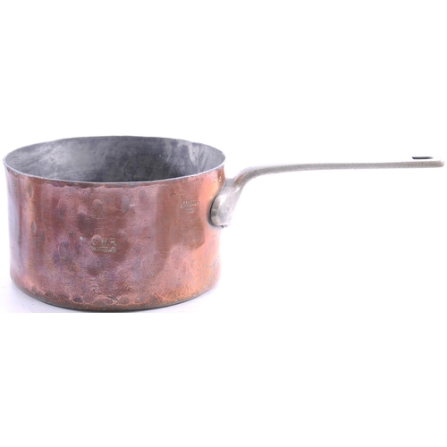 1113 - GWR Hotels copper pan, 8¼