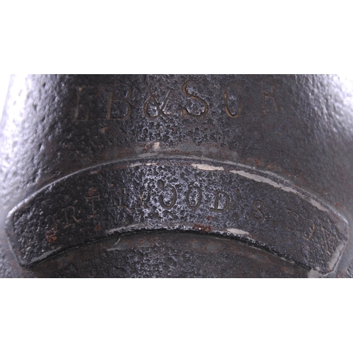 1139 - LBSCR oil can, plated NORTHWOOD SIG BOX, (Surrey), complete with lid, handle and copper spout tip, t... 