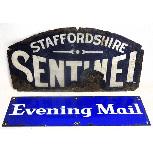 1161 - Enamel signs - 