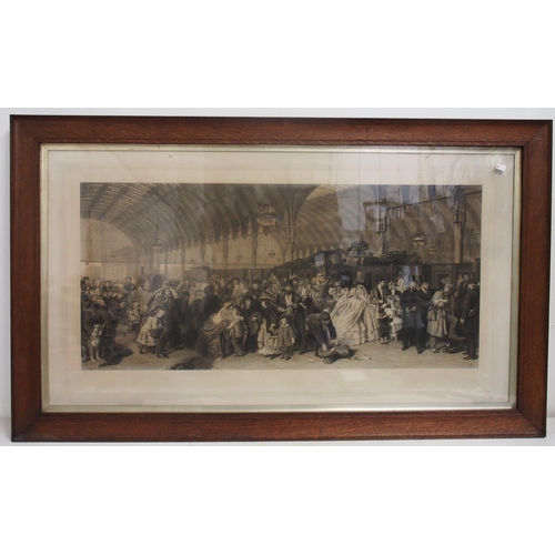 1180 - Antique framed & glazed print 