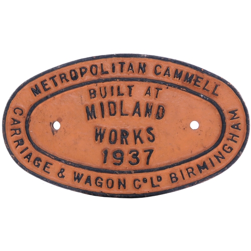 1181 - Wagonplates, Hurst Nelson, Met Camm Midland Works 1937 x3. (4)