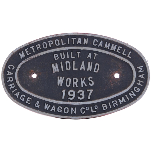 1181 - Wagonplates, Hurst Nelson, Met Camm Midland Works 1937 x3. (4)