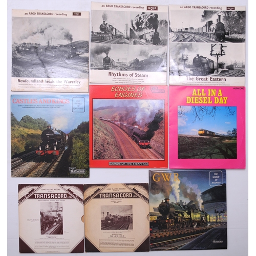 1195 - Argo Transacord records, includes some early examples, LNWR 0-8-0s, Castles, also Waverley, Shap, Li... 