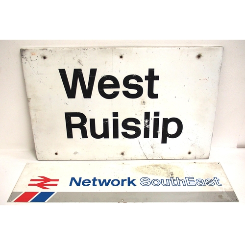 618 - British Rail station sign 