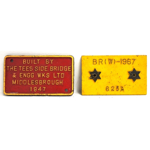 623 - British Railways C/I wagonplates - 