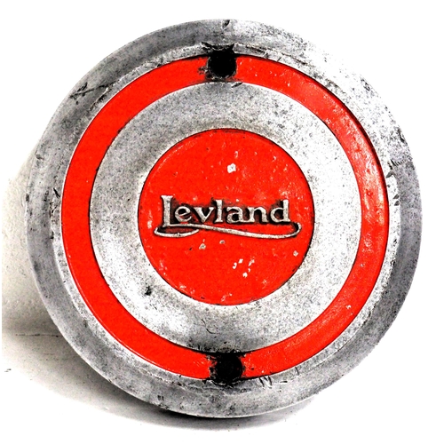 631 - Leyland cast alloy bus hub cap, 10¼