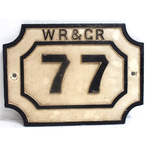 675 - West Riding & Grimsby Railway C/I viaduct plate 