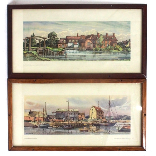 683 - British Railways framed & glazed carriage prints 