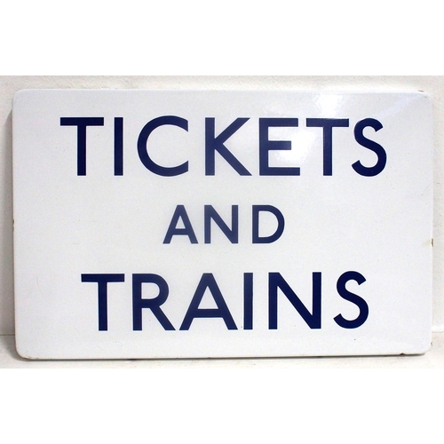 702 - London Transport enamel notice 