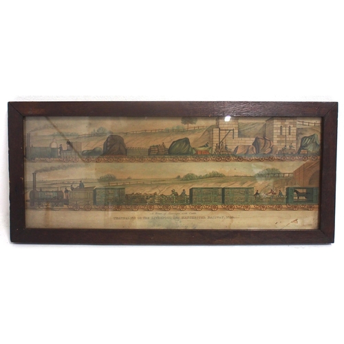 724 - Framed & glazed antique print 