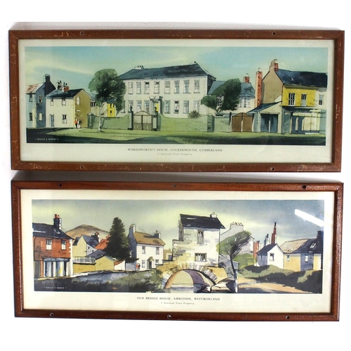 725 - British Railways framed and glazed carriage prints 