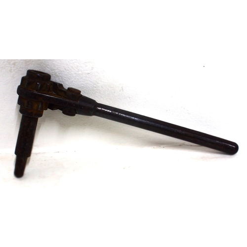 732 - London Chatham & Dover Railway wire tension ratchet/adjuster hand tool. (Dispatch by Mailboxes/Colle... 