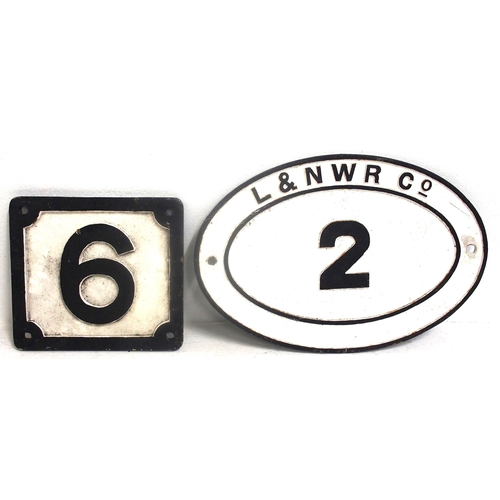 774 - London North Western Railway C/I bridgeplate 