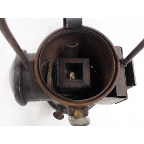 794 - British Railways (Eastern) locomotive headlamp, complete however top hinge required re-attaching. (D... 