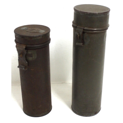 798 - North Eastern Railway & LNE-C detonator canisters, both good condition. (2) (Dispatch by Mailboxes/C... 