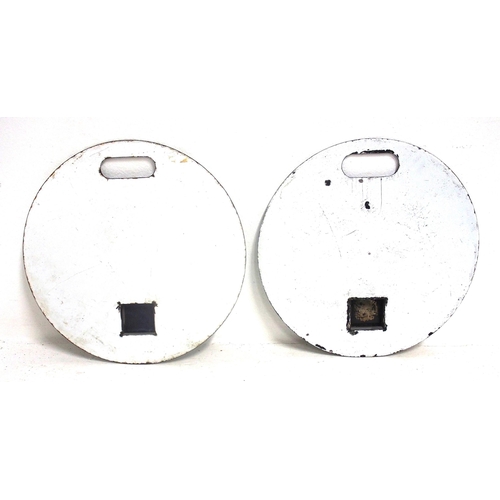 839 - London North Eastern Railway enamel headcode reporting discs, 14