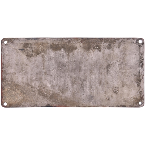 869 - Worksplate, Mavag, 7510, 1957, cast aluminium, 15