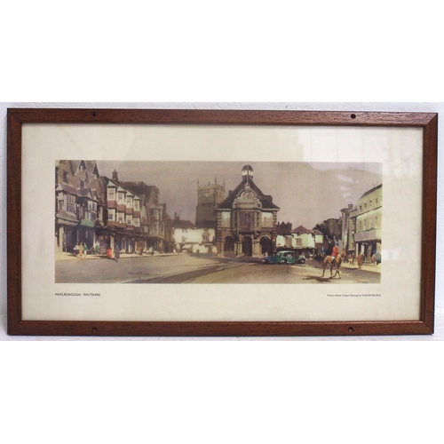 875 - British Railways (Western) framed & glazed carriage print 