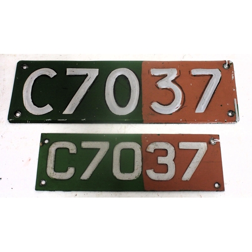 899 - Bristol Omnibus / City alloy Bus Fleet ID plates - 