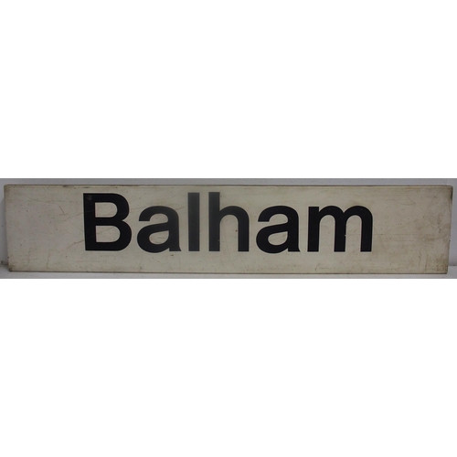 911 - British Rail plastic station sign 