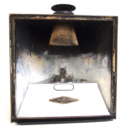 935 - British Railways (Eastern) (plated) Adlake lineside theatre lamp with 