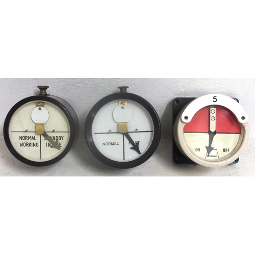 943 - British Railways signal box indicators by Syx & Thompson - Home signal, Normal/Standby (power), Norm... 