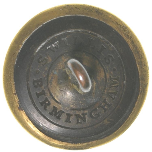 11 - A Liverpool and Manchester Railway uniform button, gilt, featuring coat of arms and full title, ¾