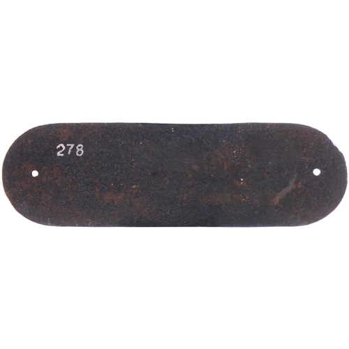 230 - An LNER doorplate, SCRAP, cast iron, length 11¾