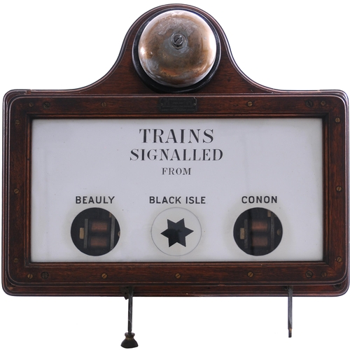 233 - A GEC indicator used at Muir of Ord on the Highland Railway Far North/Kyle Line, designed to show tr... 