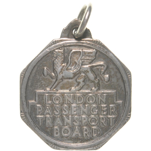 290 - A director's pass, London Passenger Transport Board. F A C Leigh, with griffin and underground motif... 