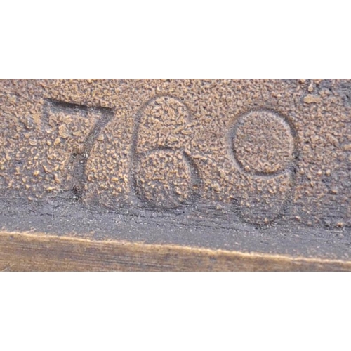 331 - A locomotive nameplate, SIR BALAN, with KING ARTHUR CLASS appendage below, together with its smokebo... 