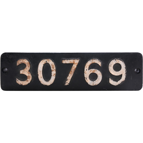 331 - A locomotive nameplate, SIR BALAN, with KING ARTHUR CLASS appendage below, together with its smokebo... 