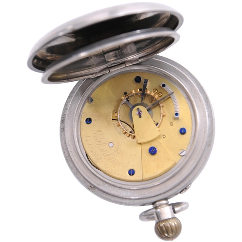 357 - A GWR Engineering Department pre-grouping pocket watch, the back of the case clearly engraved GWR EN... 