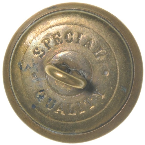 396 - An Isle of Wight Central Railway uniform button, bearing the company monogram and full title, brass,... 