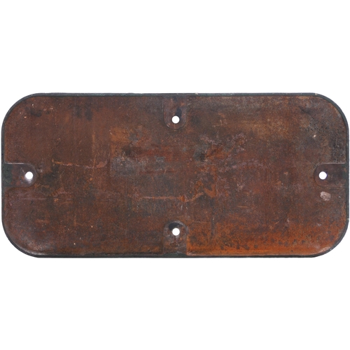 429 - A GWR pattern BR(W) cabside numberplate, 7828, from a 7800 Manor class 4-6-0 ODNEY MANOR, cast iron,... 