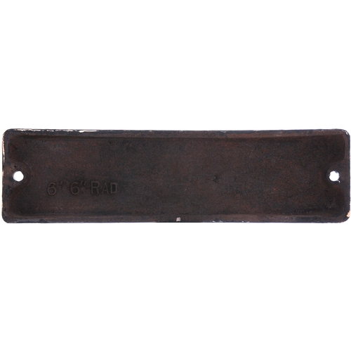 80 - A smokebox numberplate, 61223, from a LNER B1 Class 4-6-0 No 1223 built by the North British Locomot... 