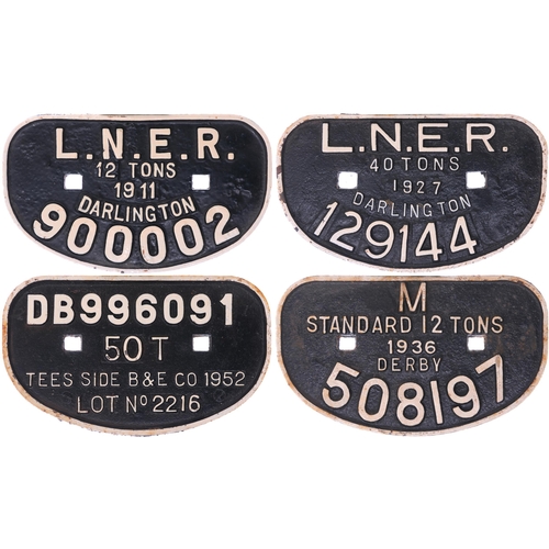 1111 - D wagon plates , as shown. (4)