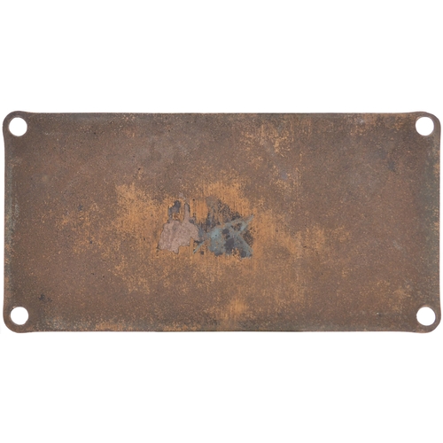 1124 - Worksplate, HENSCHEL, KASSEL, 29024, 1954, from an India Railways Class WG 2-8-2 No 8880, cast brass... 