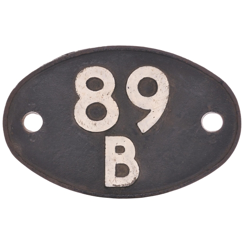 1137 - Shedplate, 89B, Brecon (1948-1959), Croes Newydd (1961-1963), repainted.