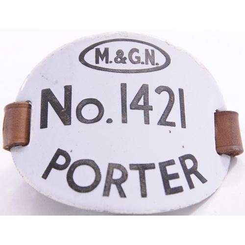 1172 - Armband, M&GN, No 1421, PORTER, enamel.