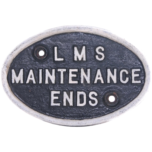 1188 - LMS Maintenance Ends plate, LMS padlock, LMS brass horn (working) and LMS buckle and horse brass (GS... 